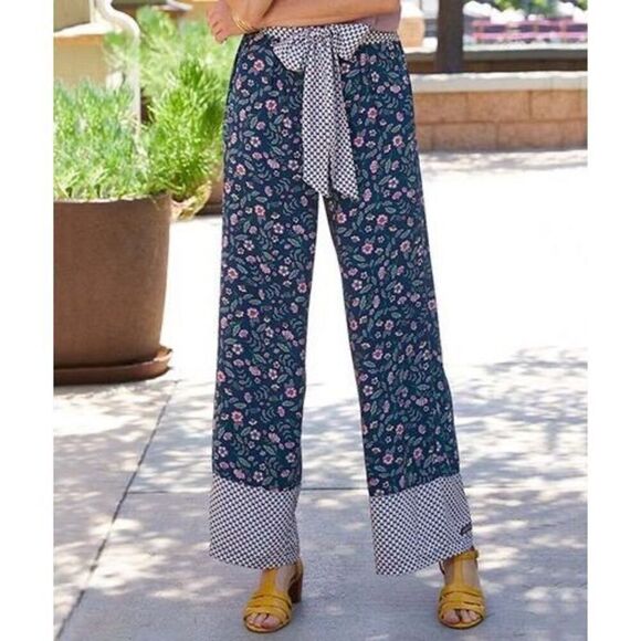 Matilda Jane Navy Floral A Day Off Pants - Picture 4 of 13